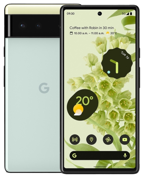 Google Pixel 6 5G Smartphone 6,4 Zoll Android SIM frei 128GB Sorta Seafoam