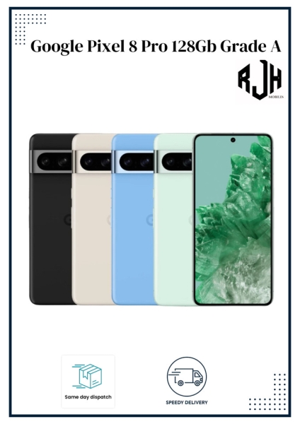 Google Pixel 8 Pro 5G 128GB entsperrt -SMARTPHONE- makellos A++++