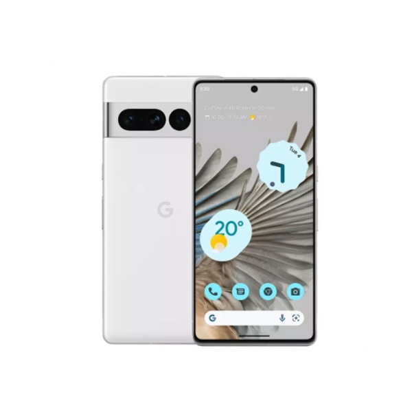 Google Pixel 7 Pro 6,7 Zoll 5G Smartphone SIM-frei 12GB RAM 128GB Snow White