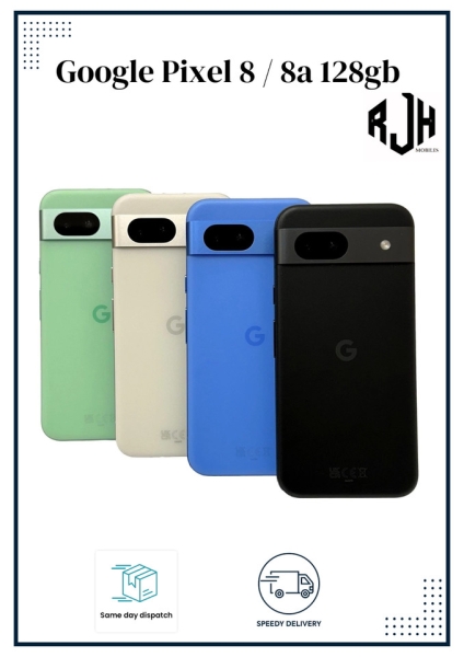 Google Pixel 8 / 8a 128GB 8GB RAM Android Smartphone entsperrt jedes Netzwerk A++++