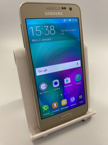 Samsung Galaxy A3 2015 Gold entsperrt 16GB 4,5″ 8MP 1GB RAM Android Smartphone