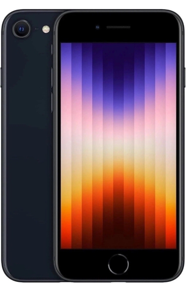 Apple iPhone SE 3. Gen 2022 64GB 5G Mitternacht entsperrt Smartphone 92% Bat