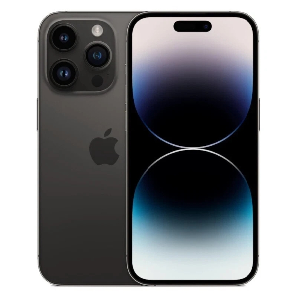 Apple iPhone 14 Pro Smartphone 6,1″ OLED Display 256GB Speicher iOS 18, Space Blac