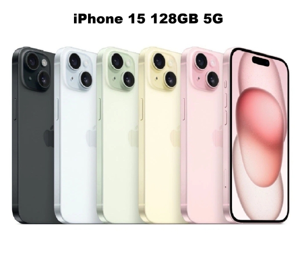 NEU VERSIEGELT Apple iPhone 15 (5G) 128GB Dual-SIM werkseitig entsperrt Smartphone