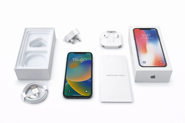 Apple iPhone X 256GB schwarz entsperrt Smartphone neuwertig 100% Akku verpackt UK