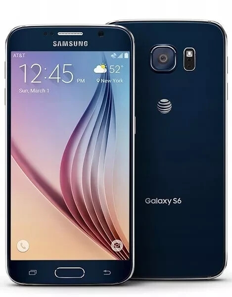 Samsung Galaxy S6 Smartphone SM-G920F – 32GB entsperrt + 4K Kamera schwarz SCHATTIERT