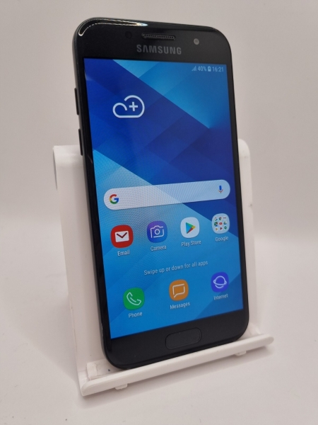 Samsung Galaxy A3 2017 schwarz entsperrt 16GB 4,7″ Android Smartphone gesprungene Rückseite