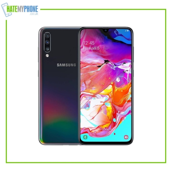 Samsung Galaxy A70 schwarz entsperrt 128GB 6,7″ 32MP Triple Cam Android Smartphone