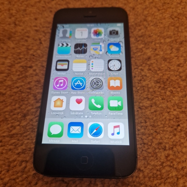 Apple iPhone 5 A1429 Smartphone schwarz funktionsfähig, Beschreibung prüfen!