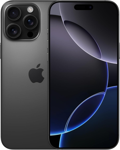 Apple iPhone 16 Pro Max 5G Smartphone 256GB entsperrt A3296 – schwarz titan