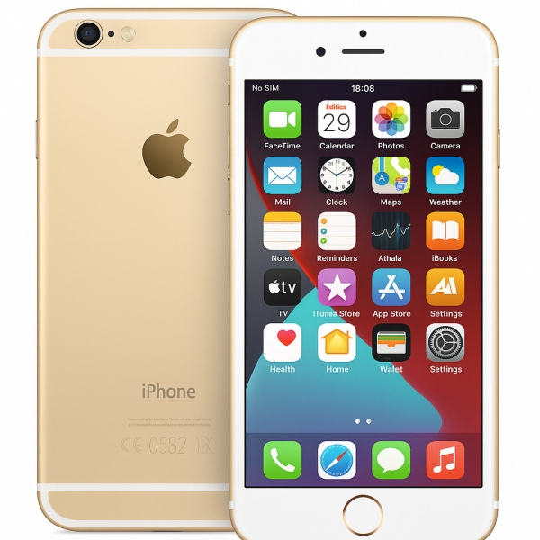 Apple iPhone 6 gold entsperrt 128GB 1GB RAM 4,7″ IOS Touchscreen Smartphone
