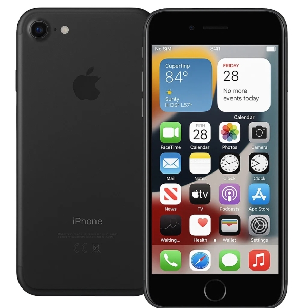 Apple iPhone 7 schwarz entsperrt 32GB 2GB RAM 4,7″ IOS Grade B – 12m Garantie