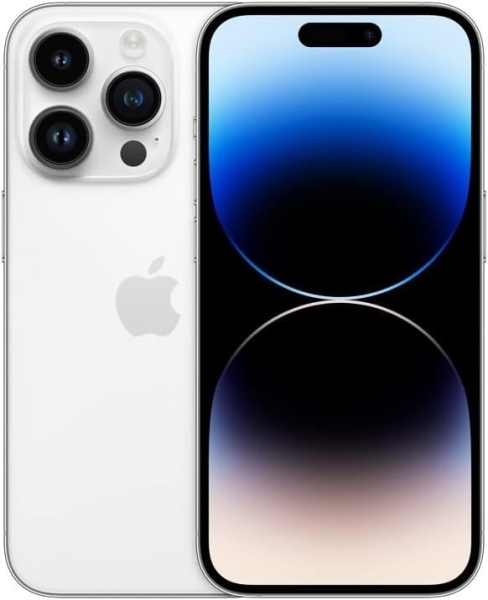 NEU Apple iPhone 14 Pro 256GB 5G Silber SIM-frei entsperrt IOS Smartphone.
