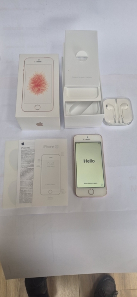 Apple iPhone SE roségold entsperrt 16GB, 4″ IOS Touchscreen Smartphone. Sehr guter Zustand