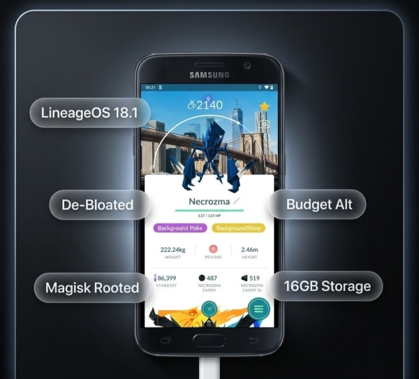 Samsung Galaxy A5 (16GB) | Magisk Rooted | Location Spoofing! | LineageOS 18.1