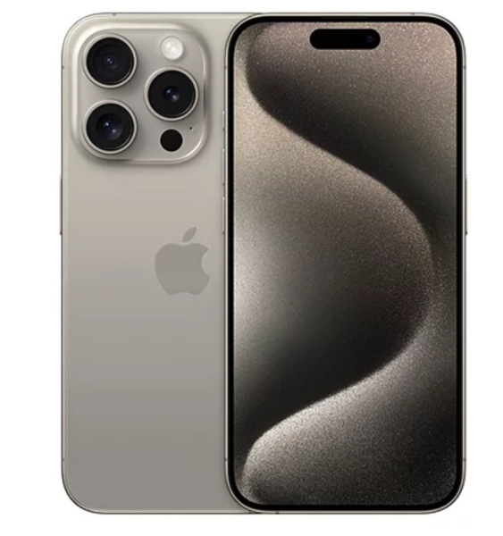 Apple iPhone 15 Pro 5G Smartphone 6,1″ SIM frei 128GB Natural Titanium MTUX3ZD/A