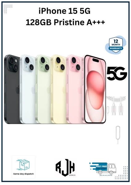 Apple iPhone 15 5G 128GB Smartphone Entsperren alle Farben Makellos A+ Neuzustand
