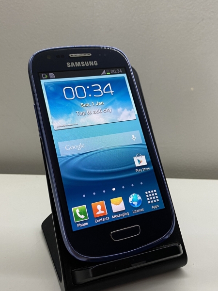 Samsung Galaxy S3 III mini GT-I8190 – 8GB – Pebble Blue (entsperrt) Smartphone