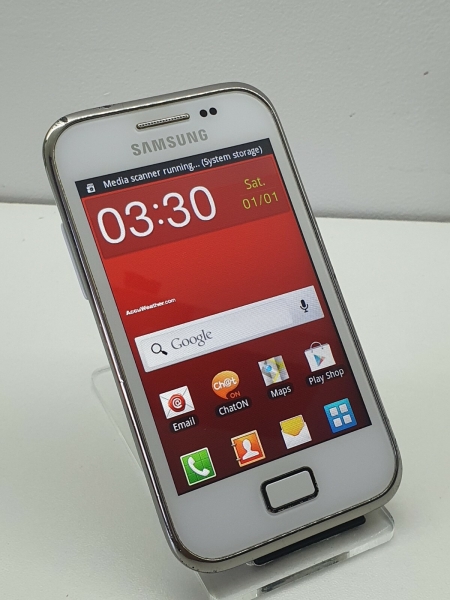 Samsung Galaxy Ace Plus GT-S7500 – 3GB – Chic White (entsperrt) Smartphone