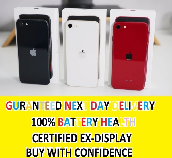 Re-SEALED Boxed Apple iPhone SE 2022 3. Gen 5G Unlocked Smartphone with 100% BH
