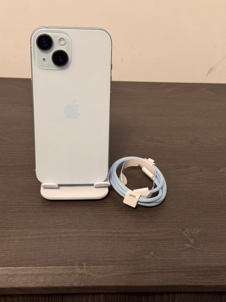 Apple iPhone 15 128GB blau entsperrt Rückseite ersetzt & Akku ersetzt Smartphone