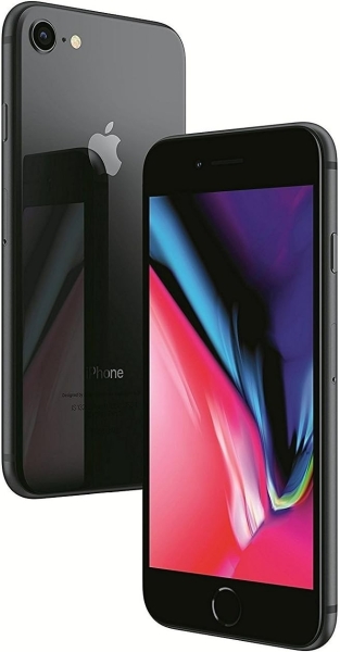 Apple iPhone 8 64GB schwarze Farbe entsperrt Smartphone Akku Zustand Klasse A