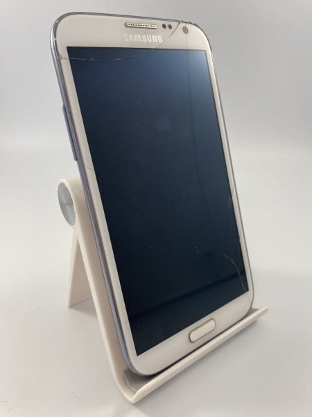 Samsung Galaxy Note 2 weiß entsperrt 16GB Smartphone Android gesprungen unvollständig