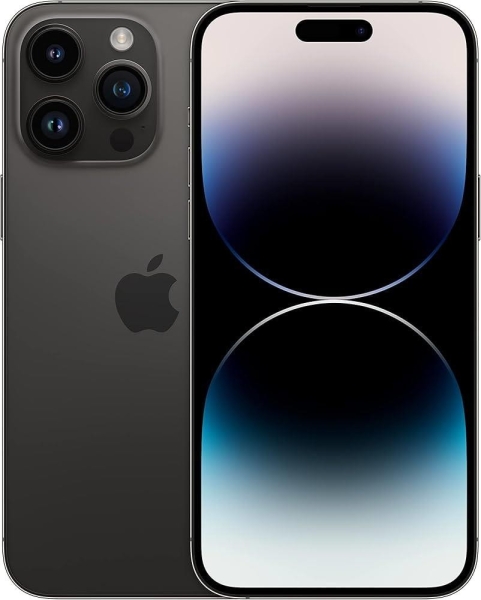 Apple iPhone 14 Pro Max 256GB entsperrt SIM 5G schwarz Handy Smartphone RISSIG