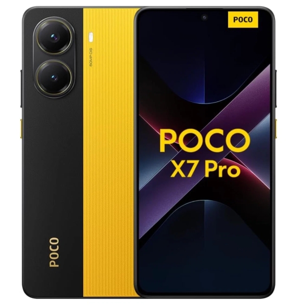 XIAOMI POCO X7 Pro Smartphone 8GB+256GB 50MP Hauptkamera mit OIS – GELB