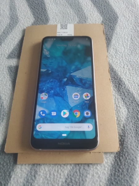 Nokia 7.1 32GB 3GB Android SILBER Ohne Simlock Dual NEU ohne OVP Smartphone