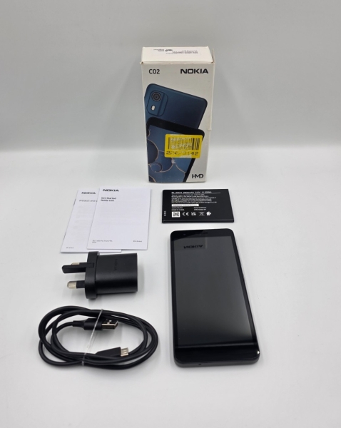 Nokia C02 4G Smartphone 5,45″ 2GB 32GB Dual SIM Android 12 anthrazit #1