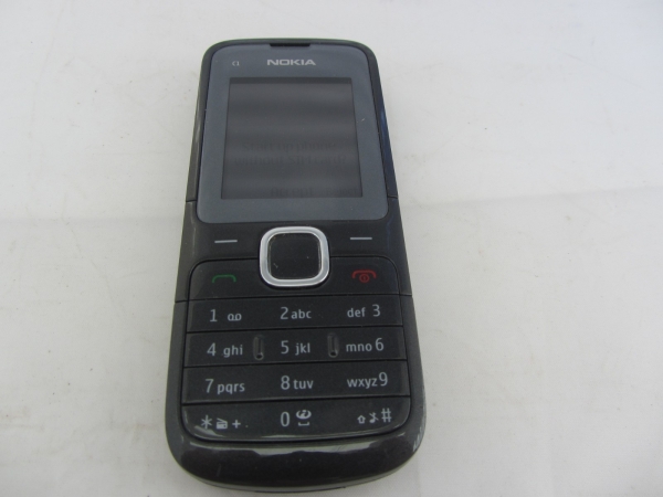 Nokia C1-01 Handy – Dunkelgrau O2 & TESCO NETWORKS