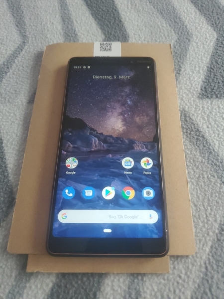 Nokia 7 7+  Plus Smartphone DUOS 64GB Schwarz Kupfer Android 10 ohne Simlock TOP