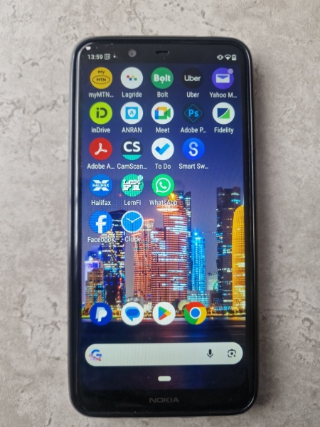 NOKIA 5.1 PLUS TA1108 SMARTPHONE – 32GB – GLOSS BLACK – ENTSPERRT