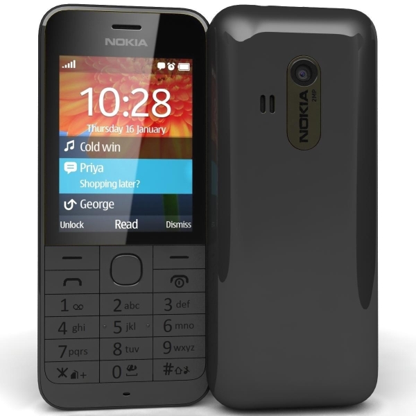 Nokia  220 – Black (Ohne Simlock) Smartphone Neu/ OVP