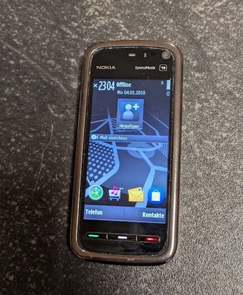 Nokia  XpressMusic 5800 – Schwarz Smartphone