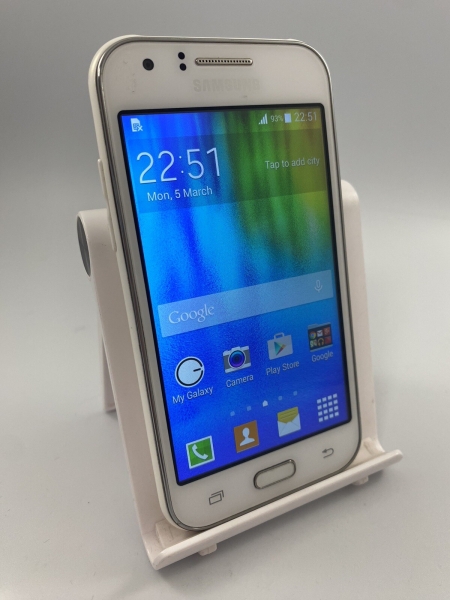 Samsung Galaxy J1 J100 entsperrt weiß Smartphone 4 GB Speicher, 5 MP Rückfahrkamera