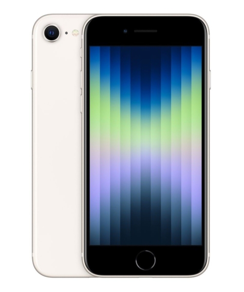 Apple 5G iPhone SE Smartphone 2022 4,7″ iOS SIM frei 64GB Starlight