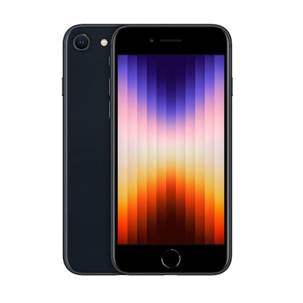 Apple iPhone SE 5G Smartphone 2022 4,7 Zoll iOS SIM frei 64GB Mitternacht MMXF3B/A