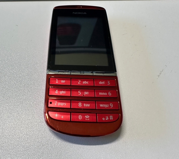 Nokia Asha 300, rot, entsperrt, Versand am selben Tag