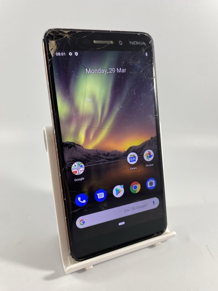 Nokia 6.1 schwarz entsperrt 32GB 5,5″ 16MP Android Touchscreen Smartphone gesprungen