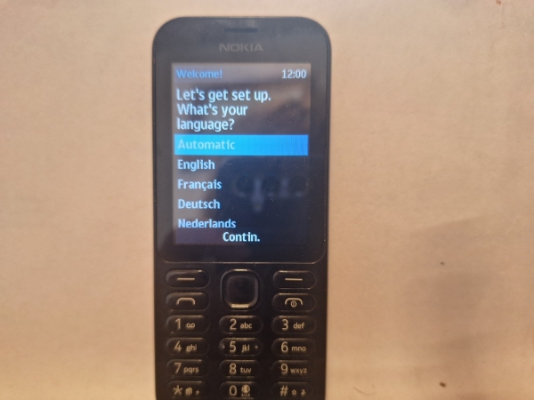 Handy Nokia 222 RM-1136 schwarz (Ohne Simlock) Smartphone dualsim