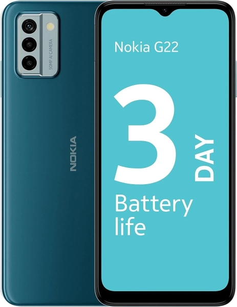 Nokia G22 64GB 4GB RAM 6,5″ Dual SIM Lagoon Blue entsperrt Android Smartphone