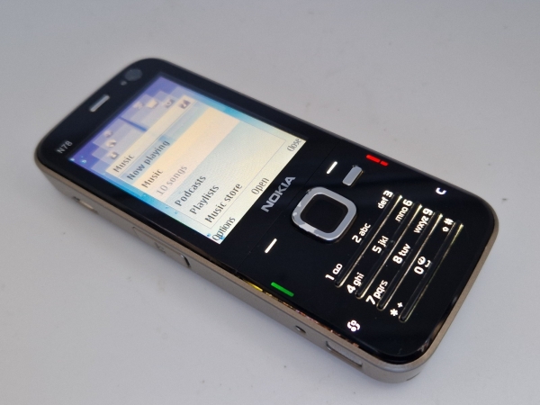Seltenes entsperrtes Retro (funktioniert 2026) Nokia N78 schwarz Handy