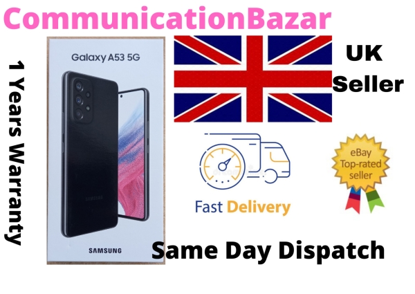 Neu Samsung Galaxy A53 5G 6,5″ Smartphone 128GB 6GB RAM entsperrt SIM-frei