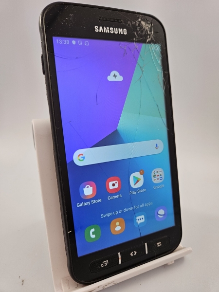 Samsung Galaxy Xcover 4 schwarz entsperrt 16GB Android Smartphone gesprungen defekt #B