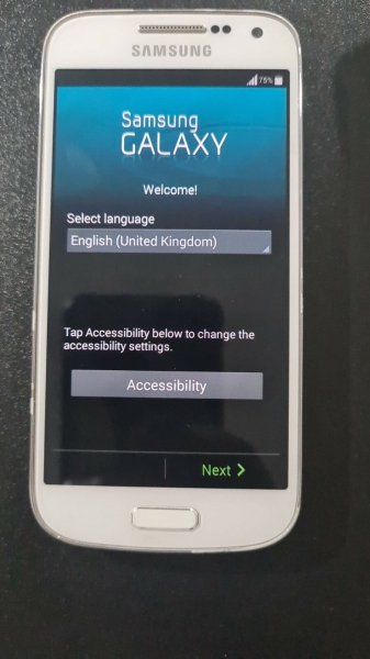Samsung Galaxy S4 mini GT-I9195 – 8GB – White Frost (entsperrt) Smartphone
