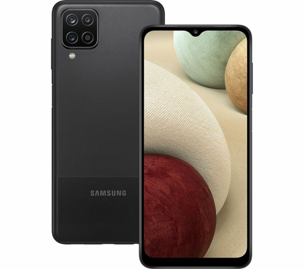 Samsung Galaxy A12 6,5“ 4G Smartphone 64GB Dual-Sim entsperrt – Schwarz A