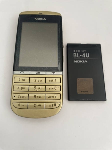 Asha 300 Gold Classic Nokia Retro Style Sim Frei Kamera Handy