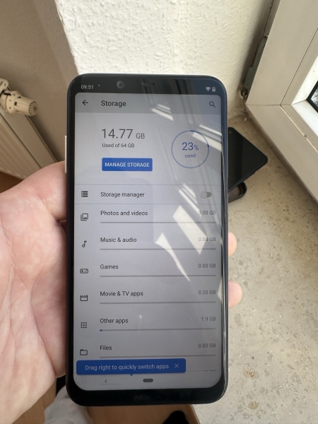 Nokia 8.1 Smartphone 4GB + 64GB Dual-SIM Blau